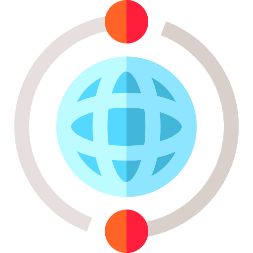 internet Basic Straight Flat icono