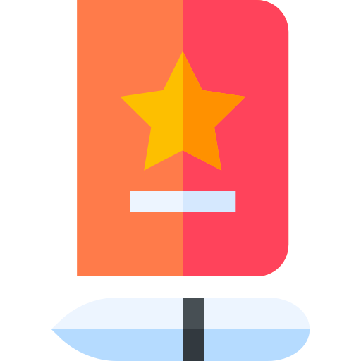 ノート Basic Straight Flat icon