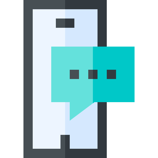 Messenger Basic Straight Flat icon