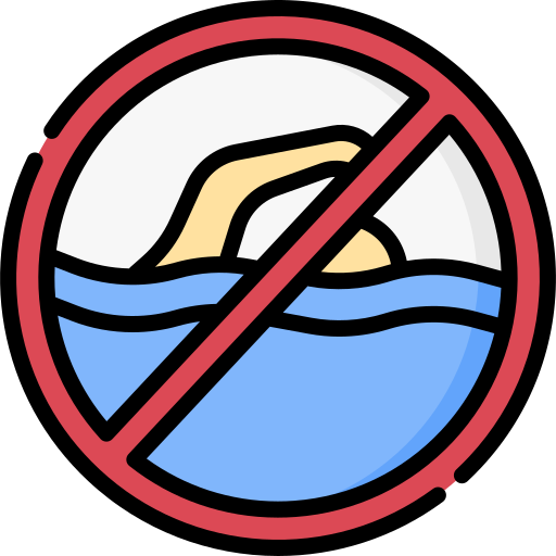 zakaz pływania Special Lineal color ikona