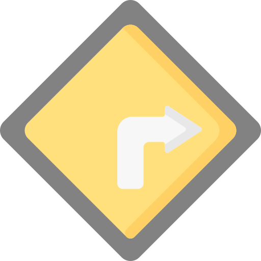 Turn right Special Flat icon