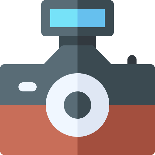 fotografía Basic Rounded Flat icono