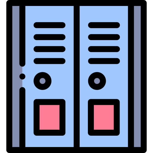 ロッカー Detailed Rounded Lineal color icon