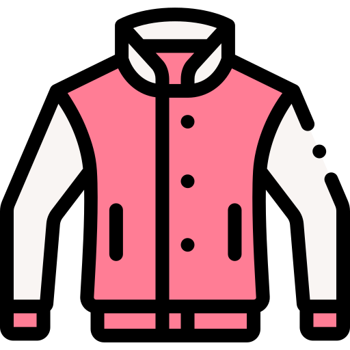 Куртка в стиле милитари Detailed Rounded Lineal color иконка