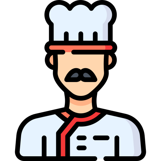 cocinero Special Lineal color icono