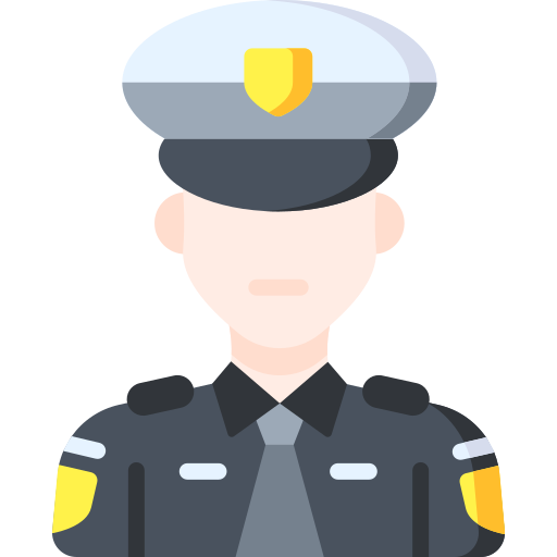 policjant Special Flat ikona