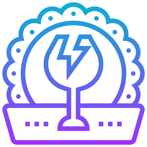 frágil Meticulous Gradient icono