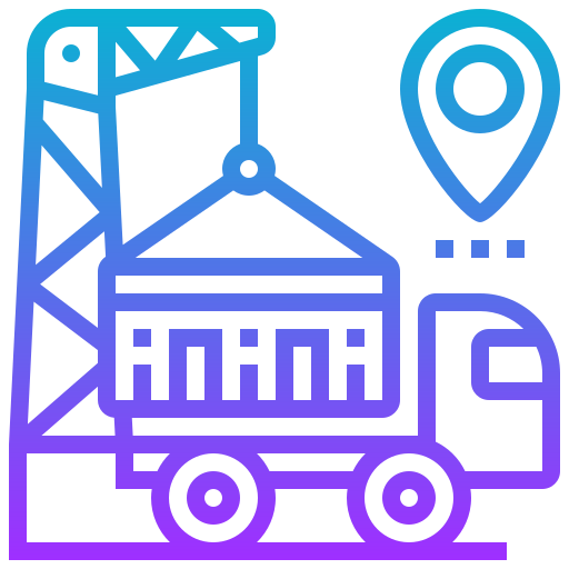 Logistics delivery Meticulous Gradient icon