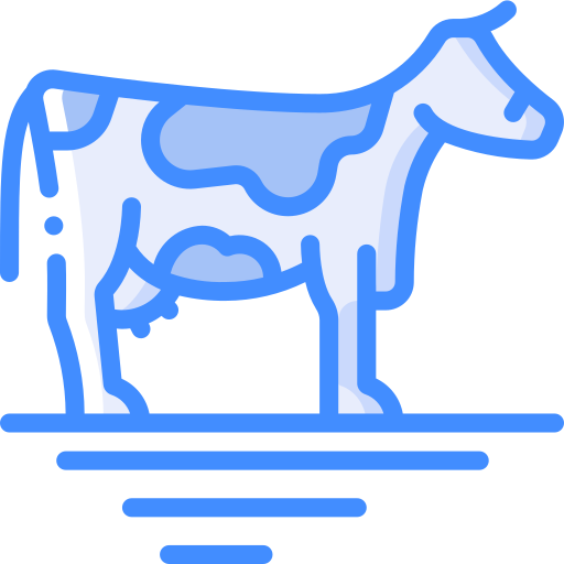 vache Basic Miscellany Blue Icône