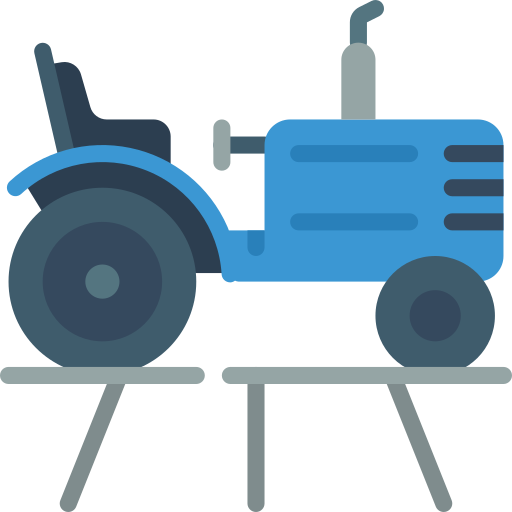 Tractor Basic Miscellany Flat icon