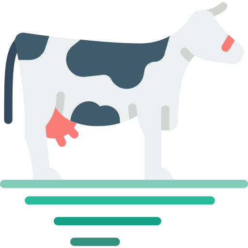 Корова Basic Miscellany Flat иконка