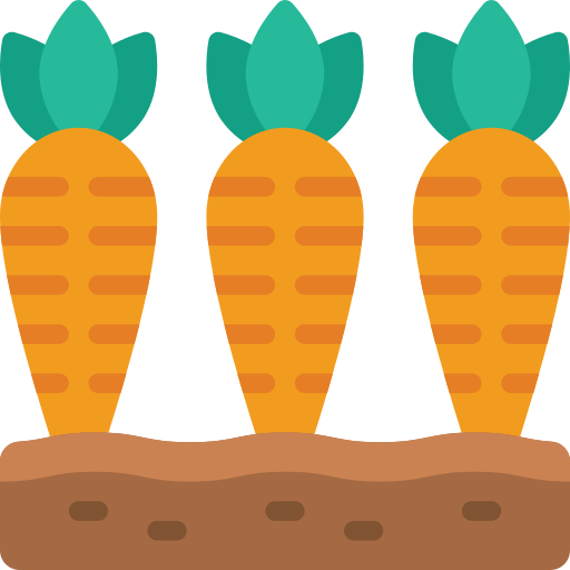 zanahorias Basic Miscellany Flat icono