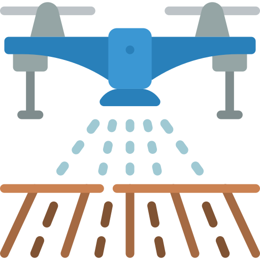 Drone Basic Miscellany Flat icon