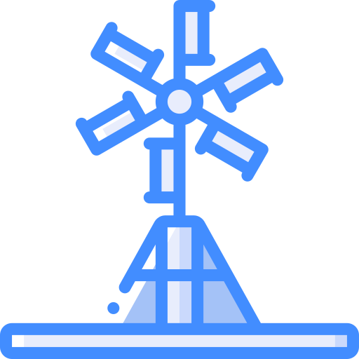 風車 Basic Miscellany Blue icon