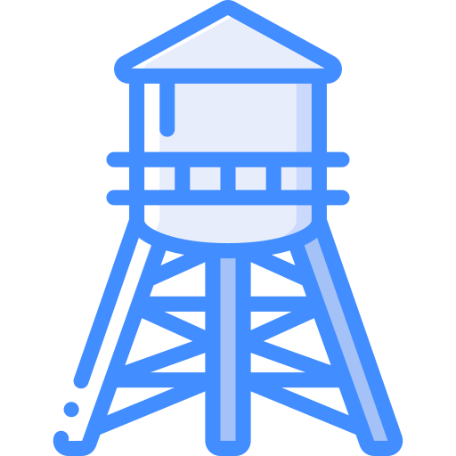 la tour Basic Miscellany Blue Icône