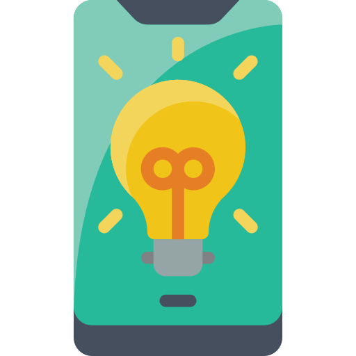 smartphone Basic Miscellany Flat icono