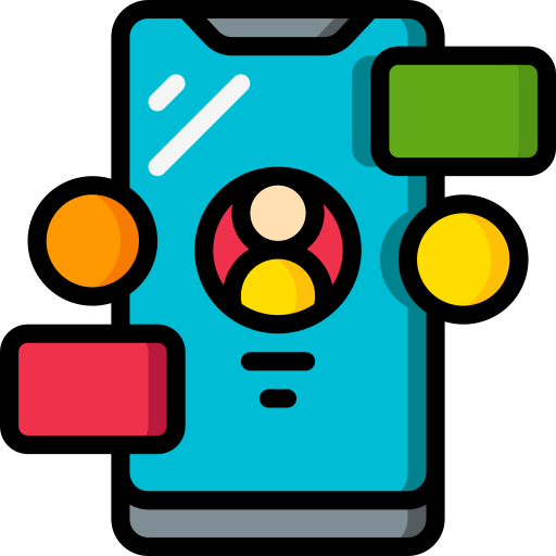 handy, mobiltelefon Basic Miscellany Lineal Color icon
