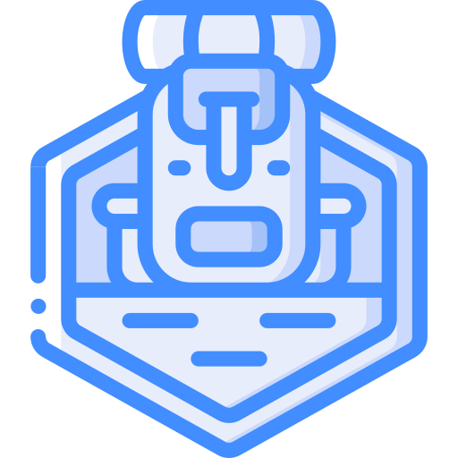 Badge Basic Miscellany Blue icon
