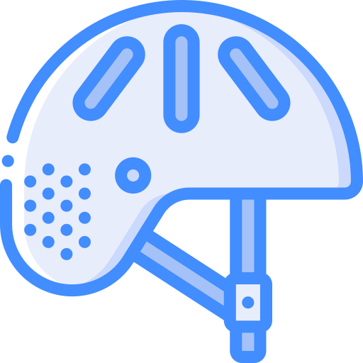 Helmet Basic Miscellany Blue icon