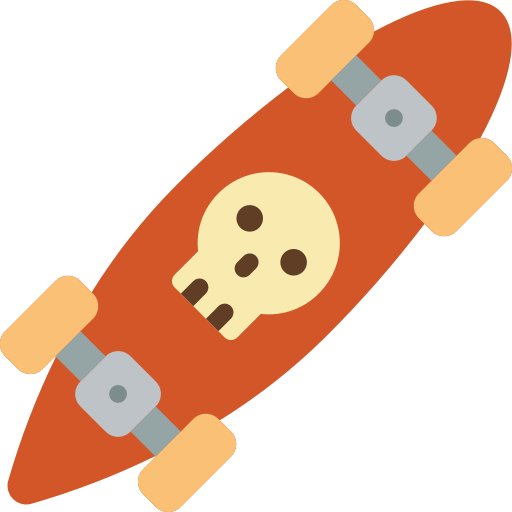 Skateboarding Basic Miscellany Flat icon