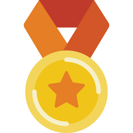 メダル Basic Miscellany Flat icon