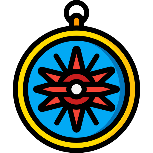 Compass Basic Miscellany Lineal Color icon