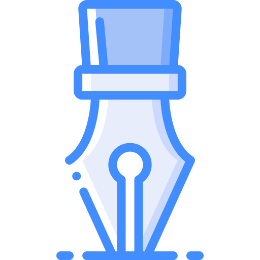 Fountain pen Basic Miscellany Blue icon