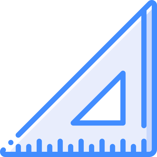 triangle Basic Miscellany Blue Icône