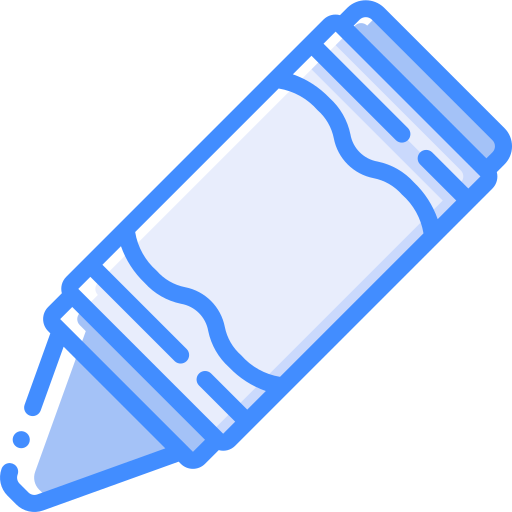 Crayon Basic Miscellany Blue icon