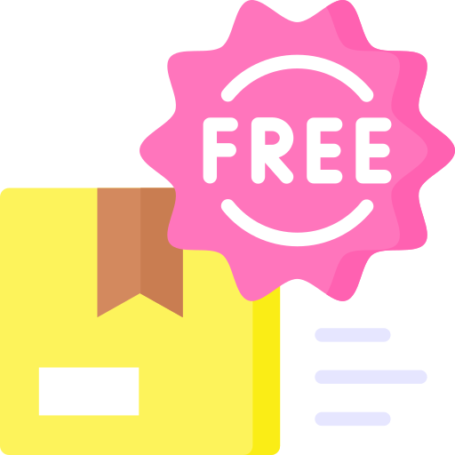 gratis bezorging Special Flat icoon
