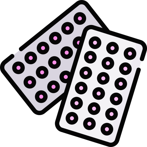 pílulas anticoncepcionais Special Lineal color Ícone