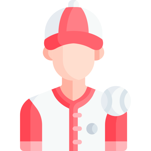 baseballspieler Special Flat icon