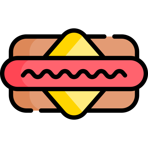 hot dog Special Lineal color ikona