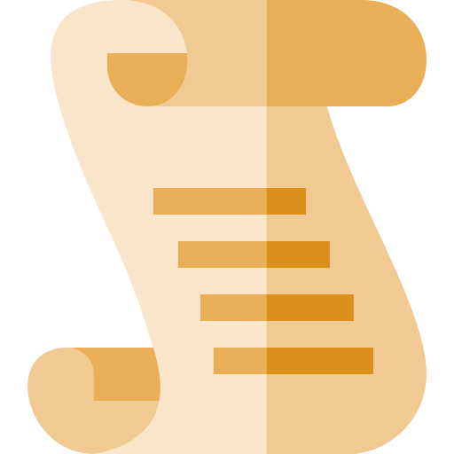 Papyrus Basic Straight Flat icon