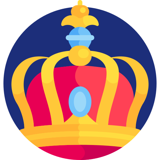 King Detailed Flat Circular Flat icon