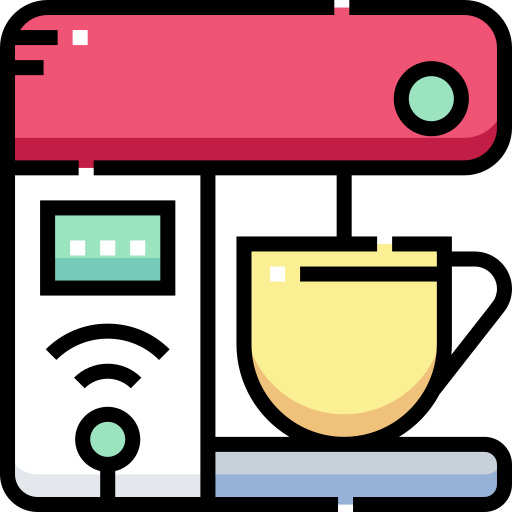 コーヒーメーカー Detailed Straight Lineal color icon