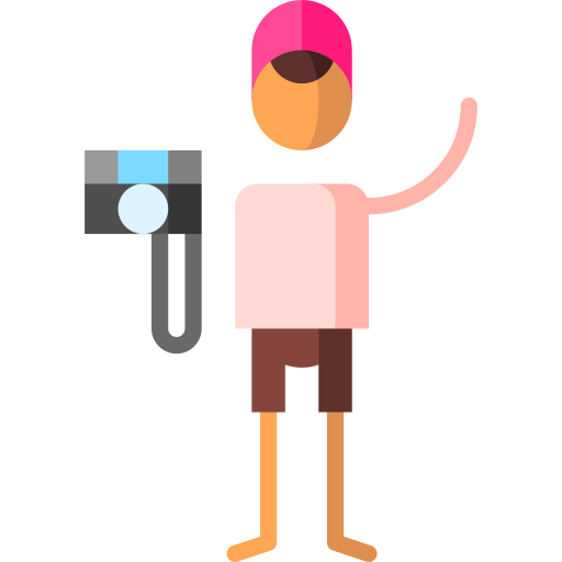 Camera Puppet Characters Flat icon