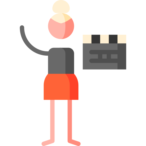 Cinema Puppet Characters Flat icon