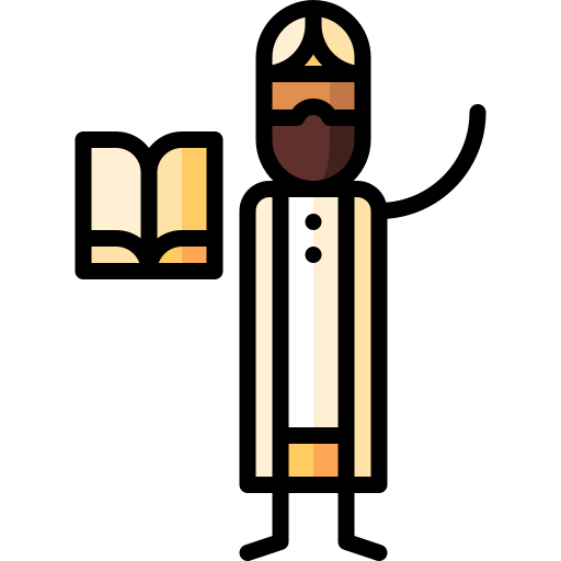 宗教的 Puppet Characters Lineal Color icon