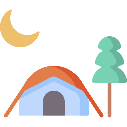 캠핑 텐트 Special Flat icon