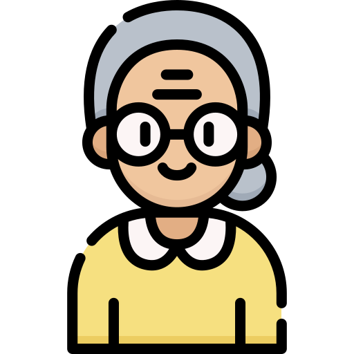 おばあちゃん Special Lineal color icon