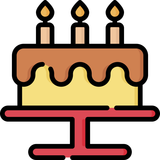 誕生日ケーキ Special Lineal color icon