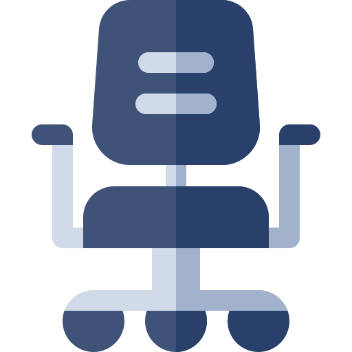 Office chair Basic Rounded Flat icon