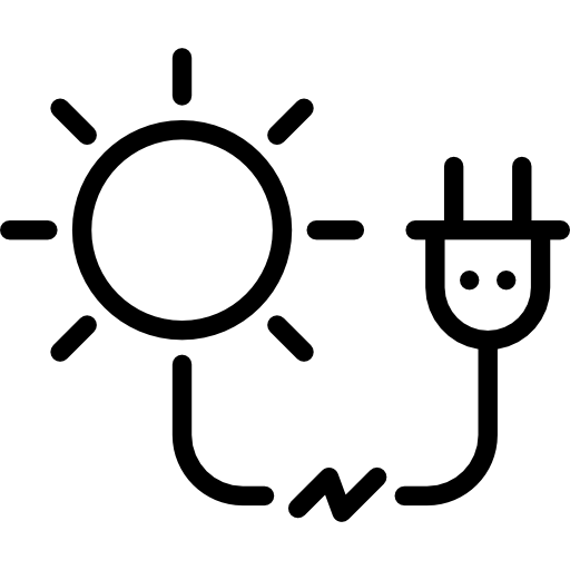 energía solar Special Lineal icono