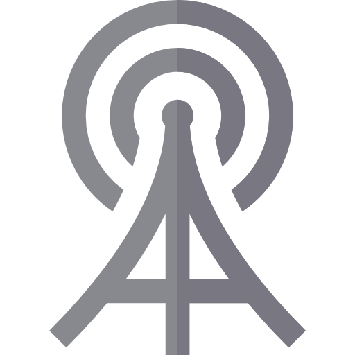 antenne radio Basic Straight Flat Icône