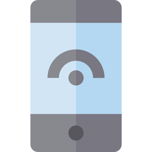 smartphone Basic Straight Flat icoon