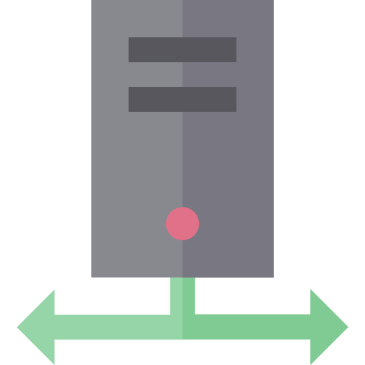serwer Basic Straight Flat ikona