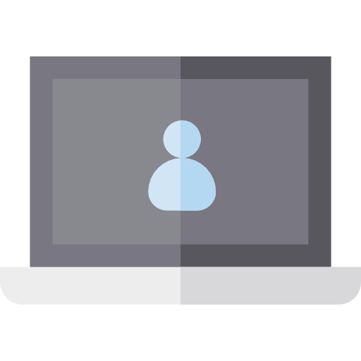 laptop Basic Straight Flat ikona