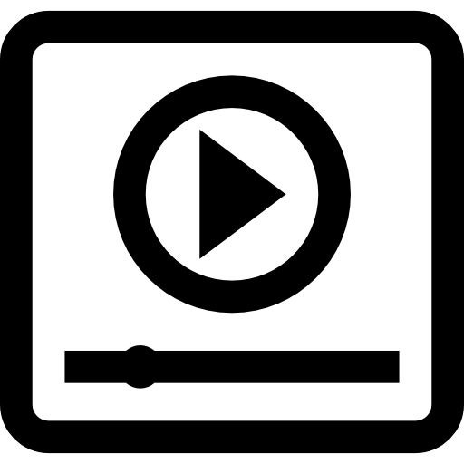 videoplayer Basic Straight Lineal icon