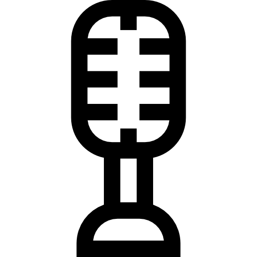 microfoon Basic Straight Lineal icoon